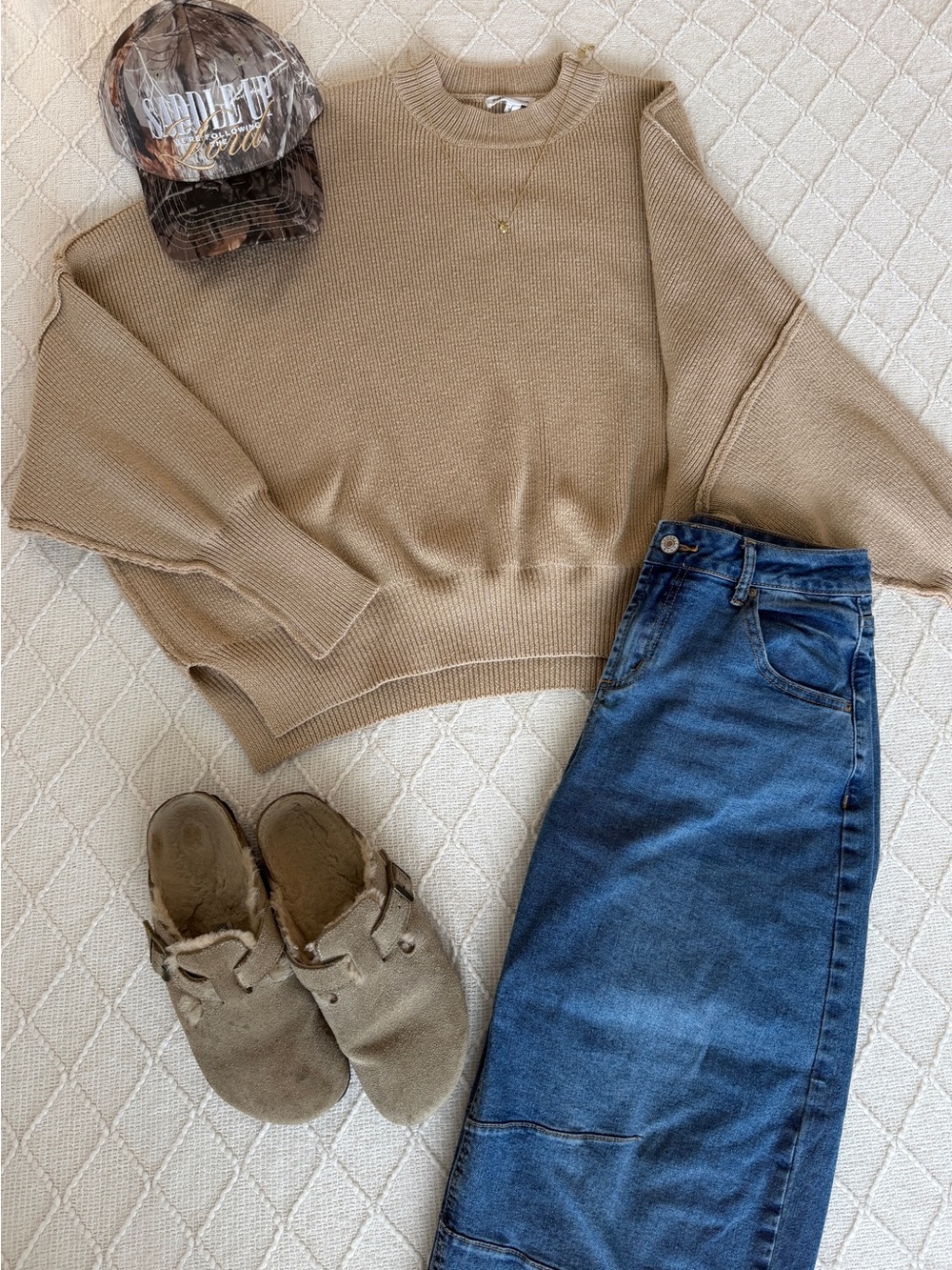 VICI Oversized Neutral Sweater Fall Style